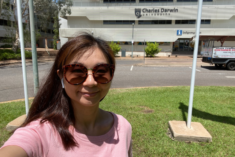 CDU International student Maggie at Casuarina