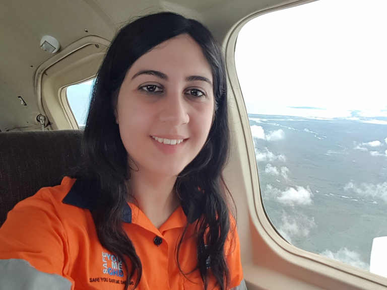 CDU engineering student Andrea Georgiou