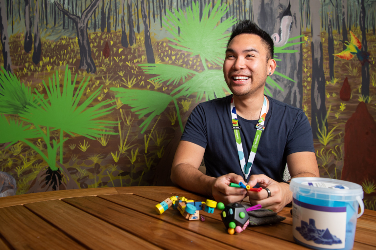 Alumni Awards finalist Ira Racines at work