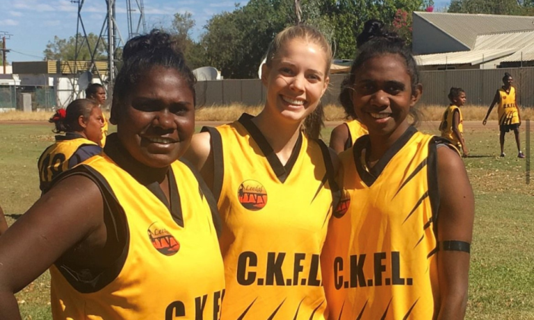 Public health grad Hannah in the Kimberley
