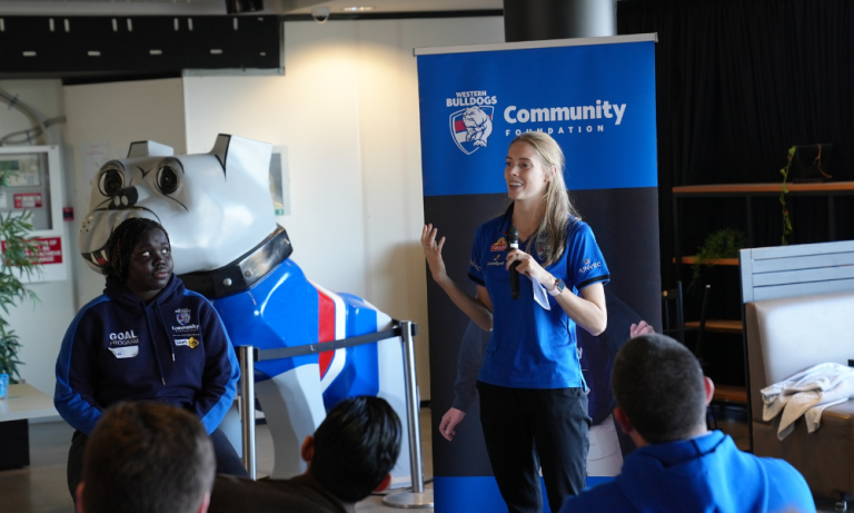 Hannah at work in the diverse public health space