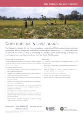 Thumbnail of Communities and livelihoods flyer