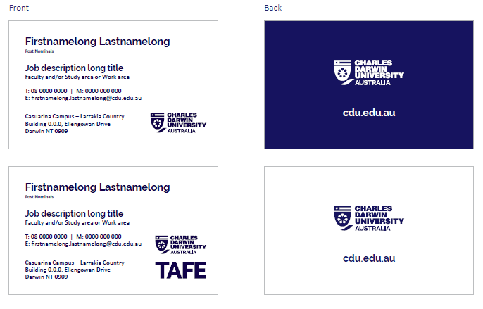 CDU Business Card