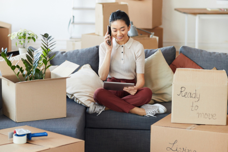 Student making breakfast