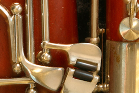 up close wind instrument