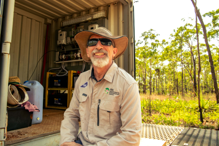 Matthew Norwood at the TERN Savanna SuperSite