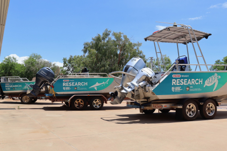 The vessels were recently freshened up with wraps inspired by local wildlife.