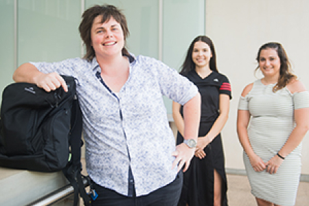 Tiana Hokins, Emma McLaughlin and Kathleen Skandaliaris will attend the summit