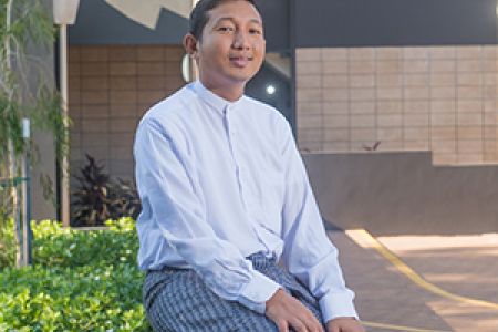 CDU Master of Emergency and Disaster Management student Thurein Tun