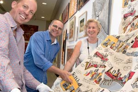 Matt Ward, Paul Johnstone and Joanna Barrkman