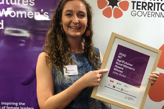 NT Rural Women’s Award winner Amy Kirke