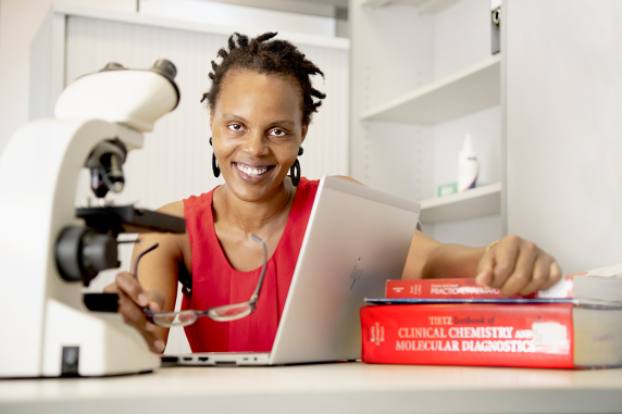 Associate Lecturer Medical Laboratory Science Josephine Muthami.