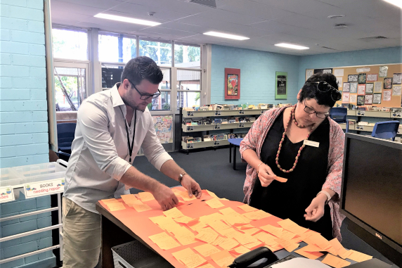 Haydon planning his lessons