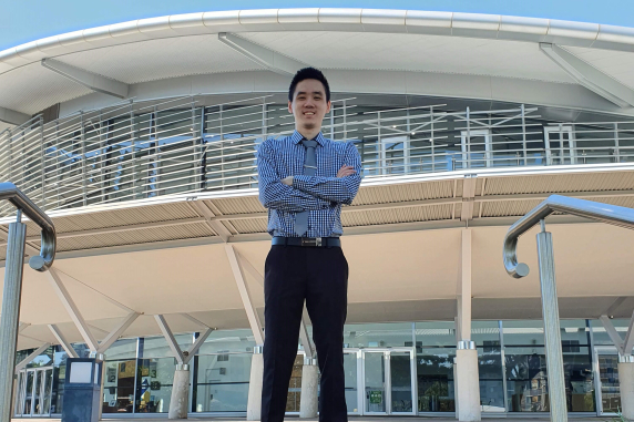 Engineering student Tuan Thai