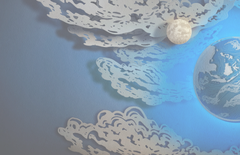 Stylised image of globe