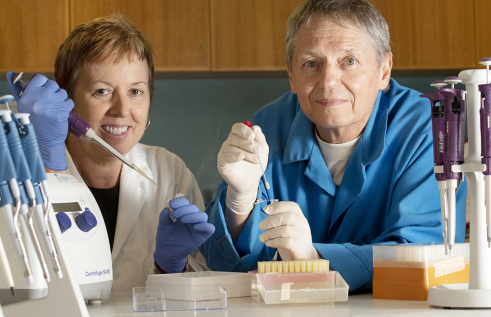 Professor Karen Gibb and Professor Keith Christian