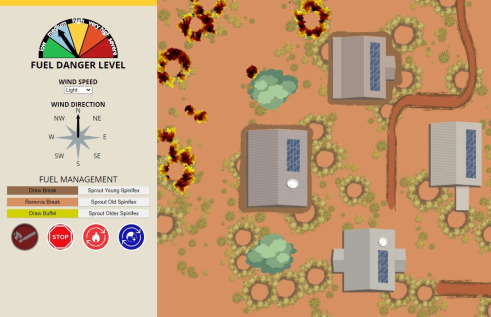 The simulation was developed by members of Charles Darwin University’s Northern Institute alongside the Indigenous Desert Alliance.