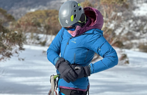 Dr Chrystie Watson on Mount Kosciuszko