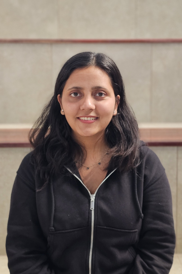 Female with black jumper