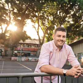 CDU teaching student in regional NSW smiling at the camerA